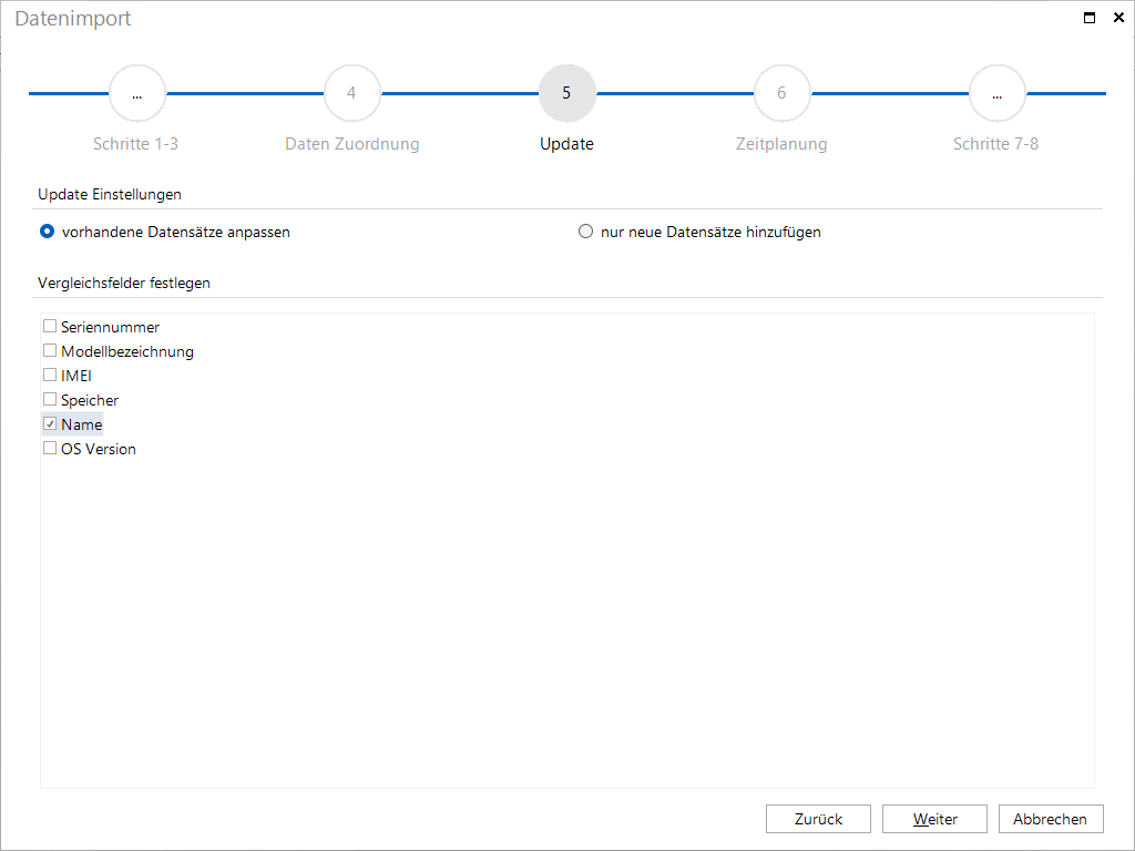 Docusnap Datenimport Update