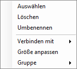 Docusnap IT Beziehungen Kontextmenü Gruppen