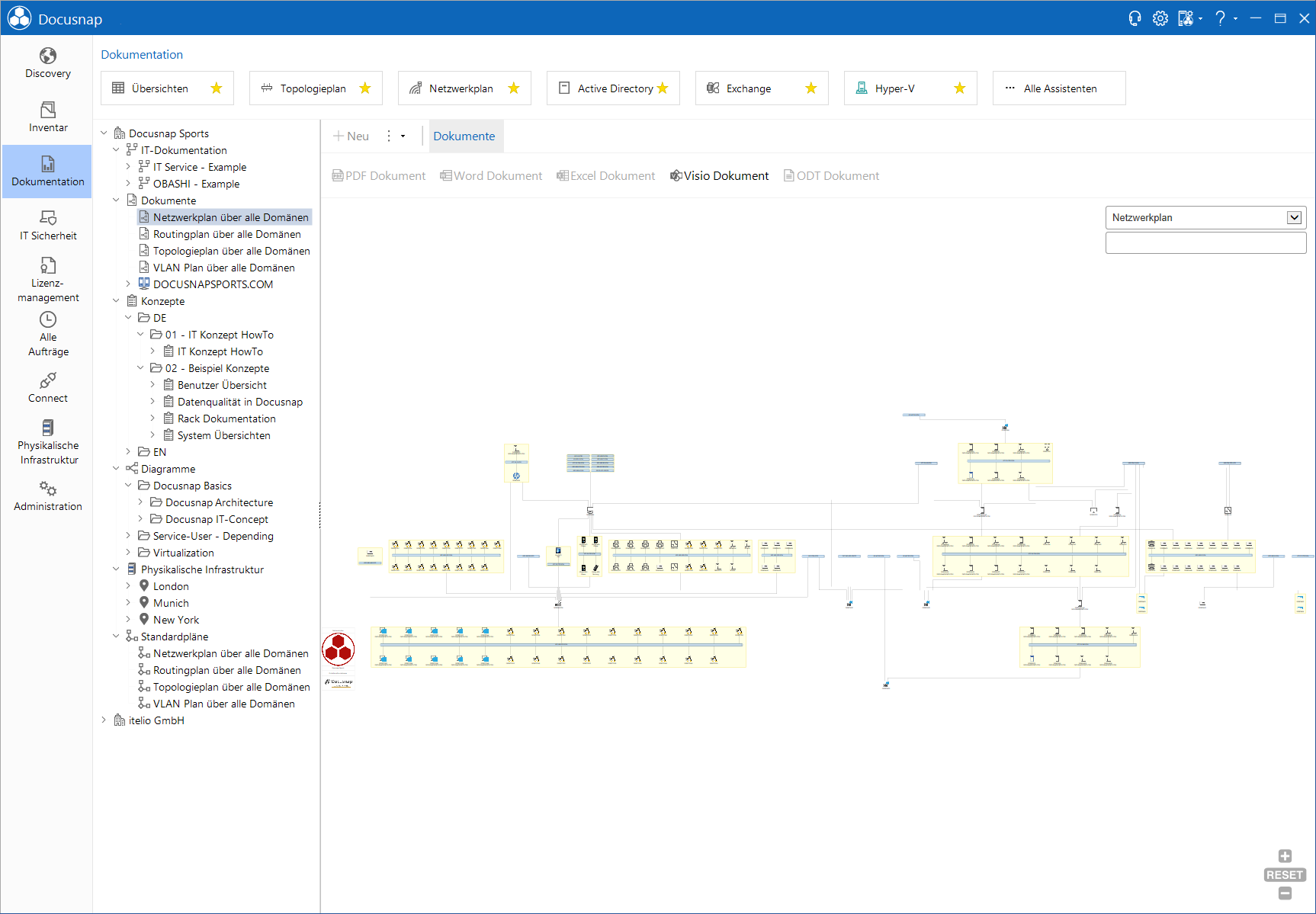 Docusnap Documentation Plan