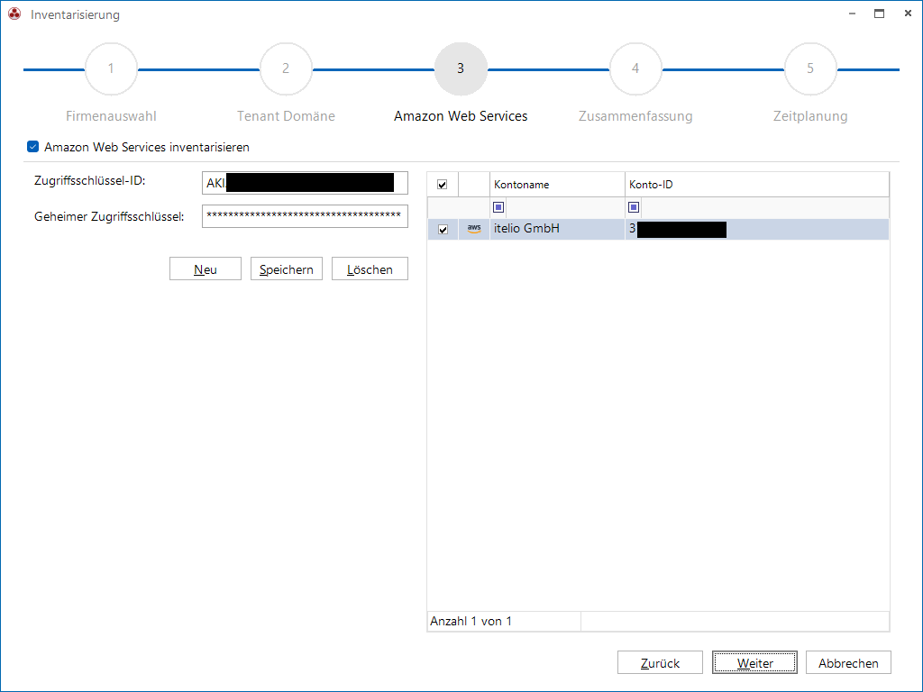 Docusnap Inventarisierung AWS Docusnap Inventarisierung AWS