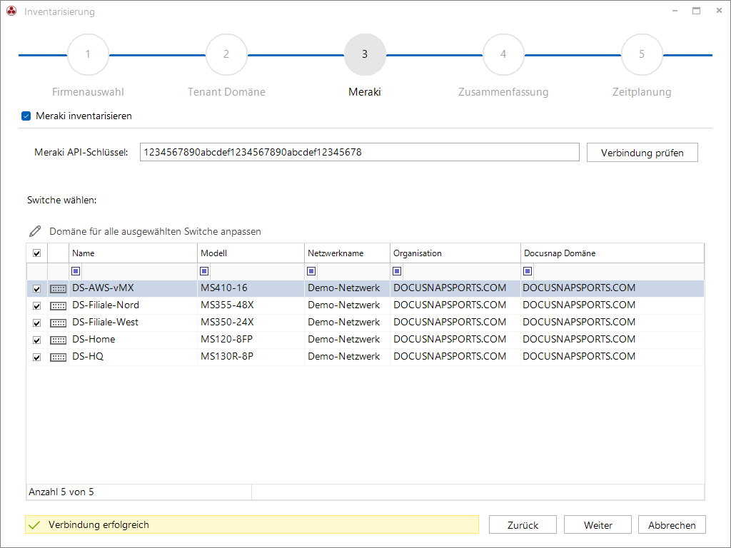 Docusnap Inventarisierung Meraki Docusnap Inventarisierung Meraki