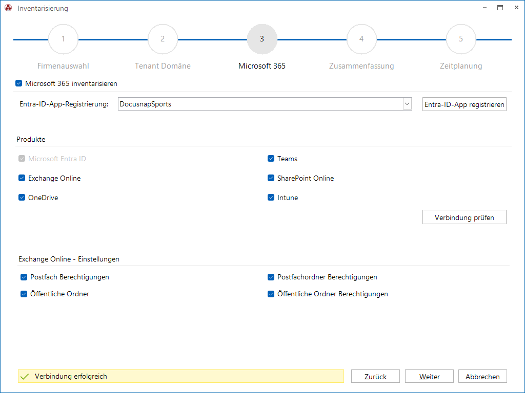 Microsoft 365 Inventarisierung Microsoft 365 Inventarisierung