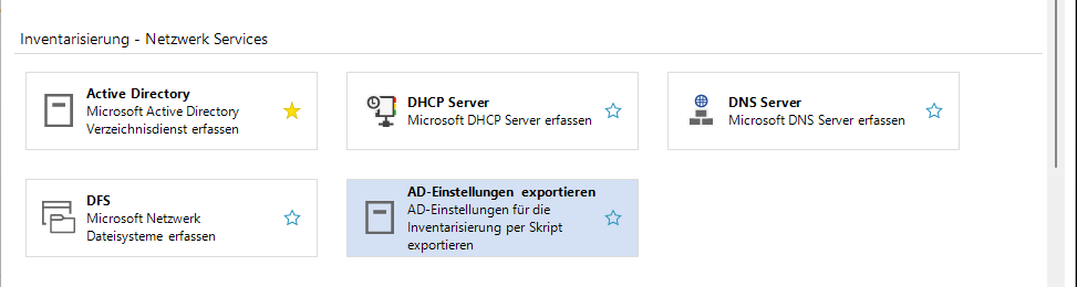 Docusnap Discovery-Modul ADDS