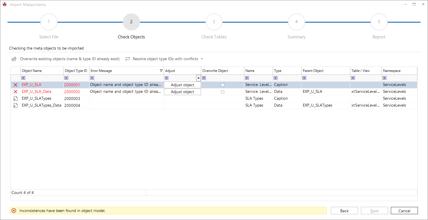 Docusnap Checkt Objects exists Docusnap Checkt Objects exists
