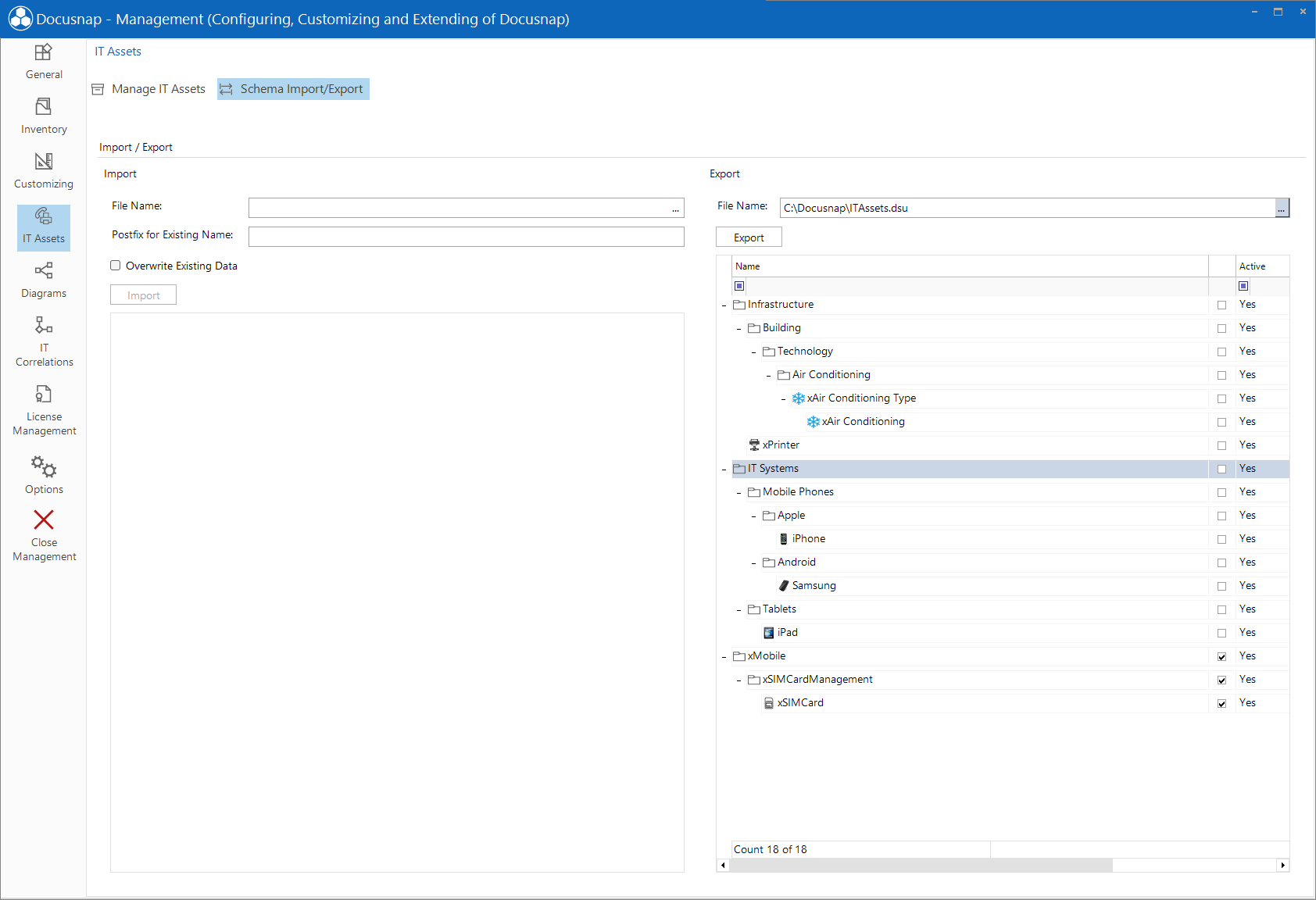 Docusnap Management IT Assets Export Docusnap Management IT Assets Export