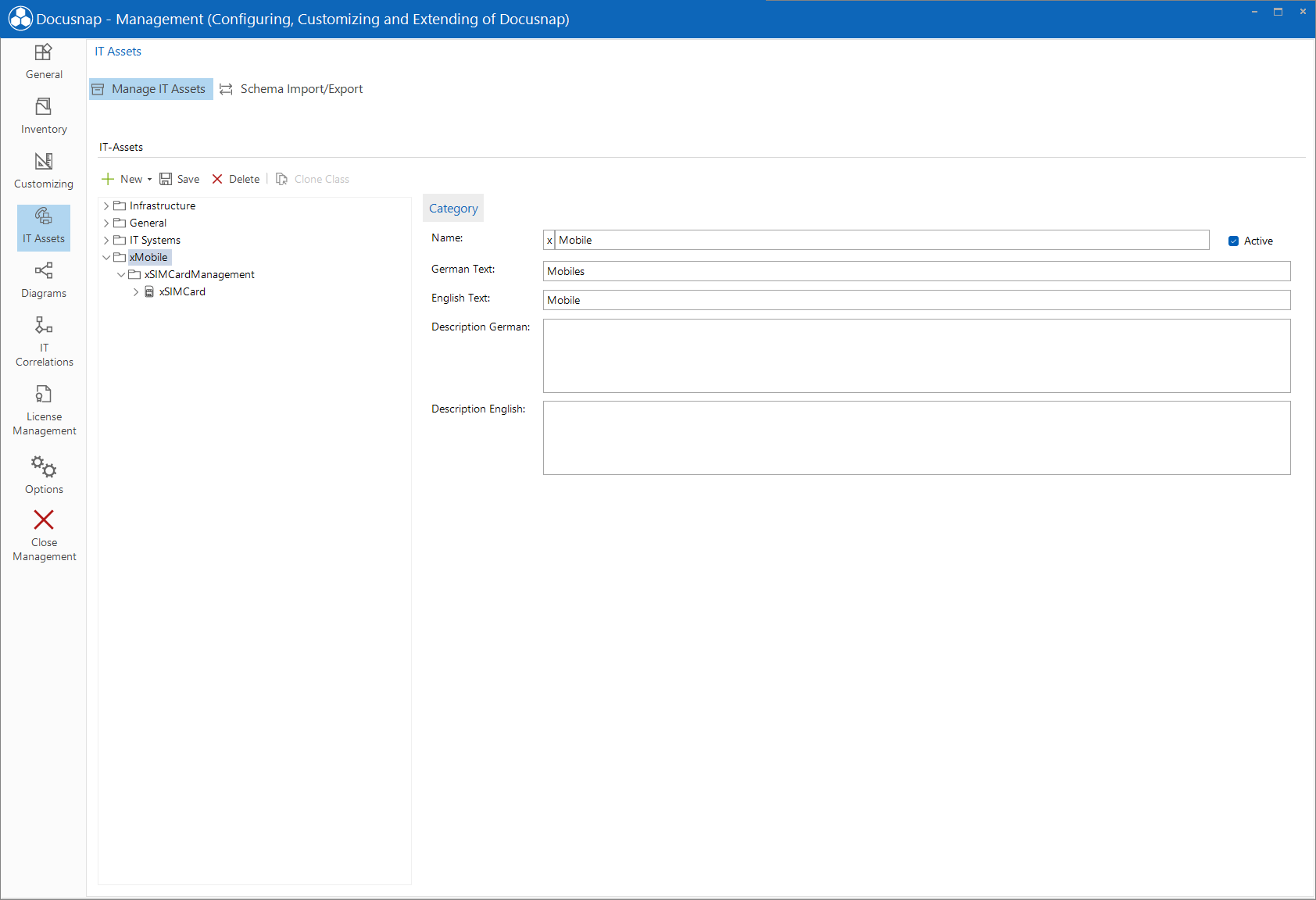 Docusnap Management IT Assets Category Docusnap Management IT Assets Category