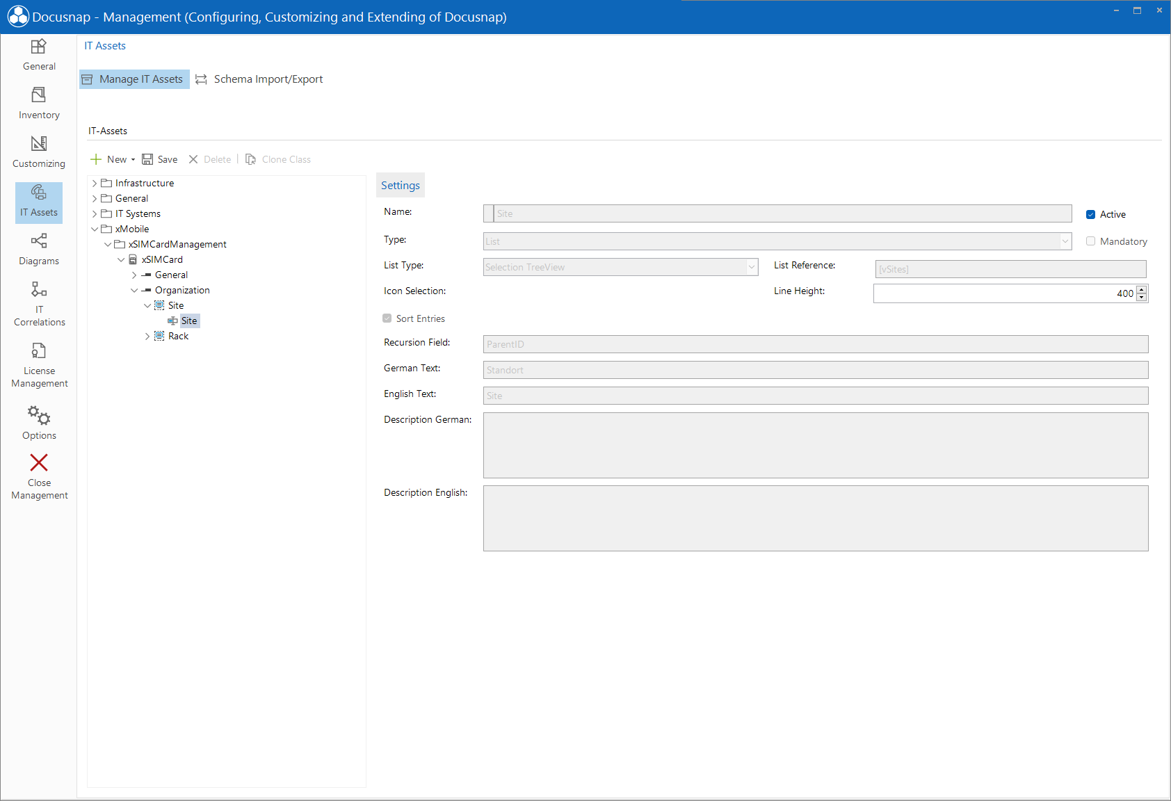 Docusnap Management IT Assets Property Docusnap Management IT Assets Property