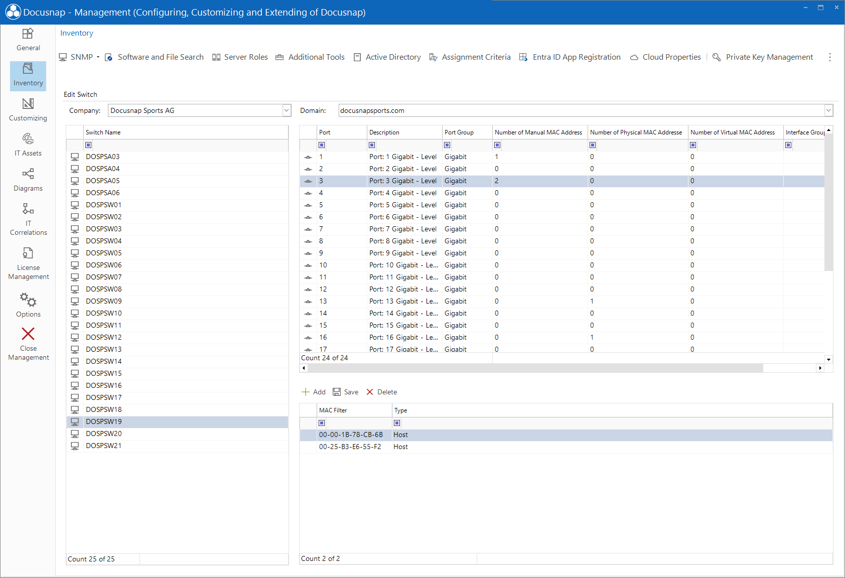 Docusnap Management Inventory Edit Switch Docusnap Management Inventory Edit Switch