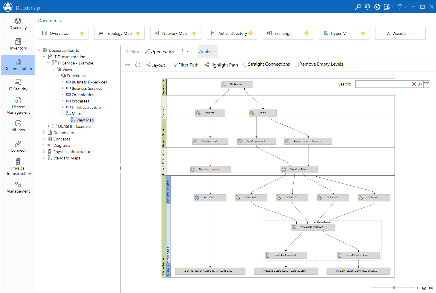 Docusnap-Business-Structures-Map