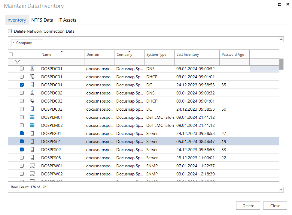 Docusnap Maintain Data Inventory Docusnap Maintain Data Inventory