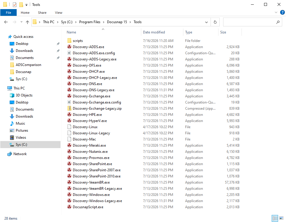 Synchronized application files (default path) Synchronized application files (default path)