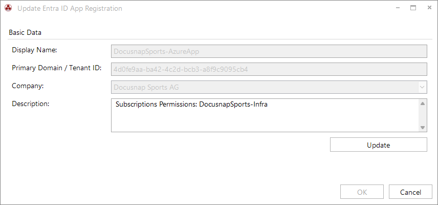 Docusnap Azure App Update Docusnap Azure App Update