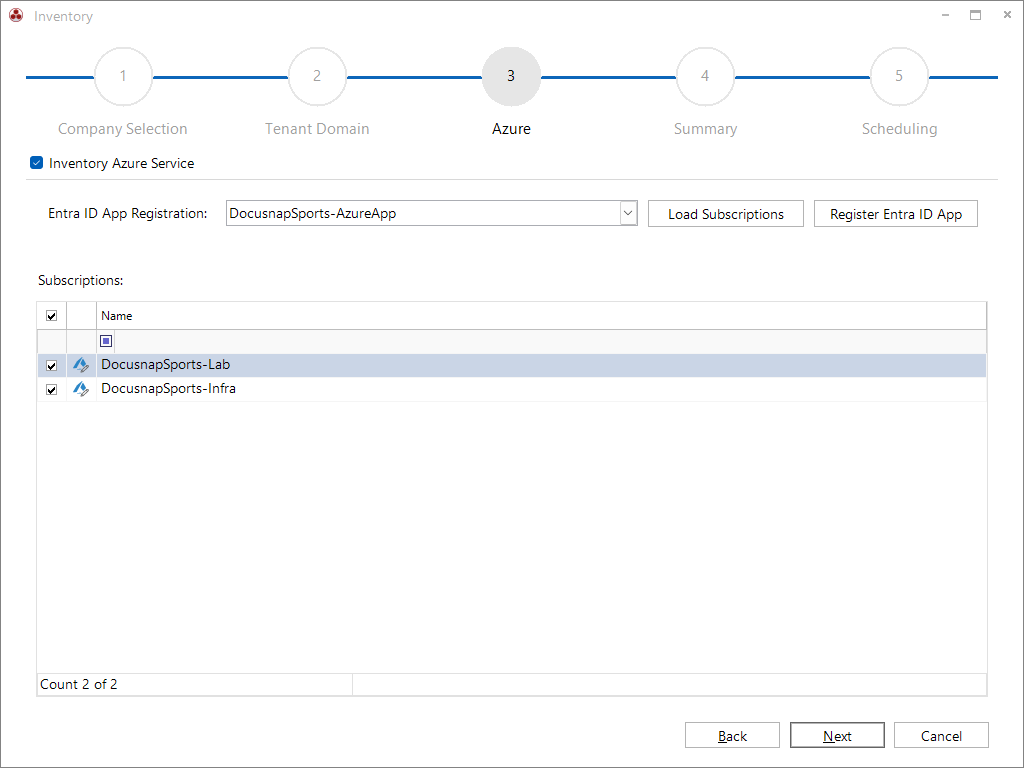 Docusnap Inventory Azure Docusnap Inventory Azure