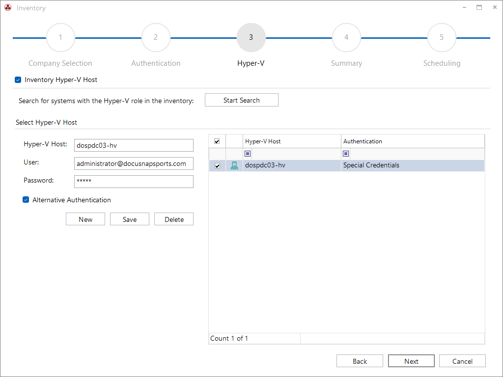 Docusnap Inventory Hyper-V Docusnap Inventory Hyper-V
