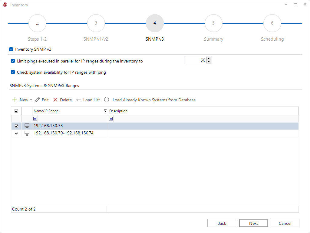 Docusnap Inventory SNMP v3 Systems Docusnap Inventory SNMP v3 Systems