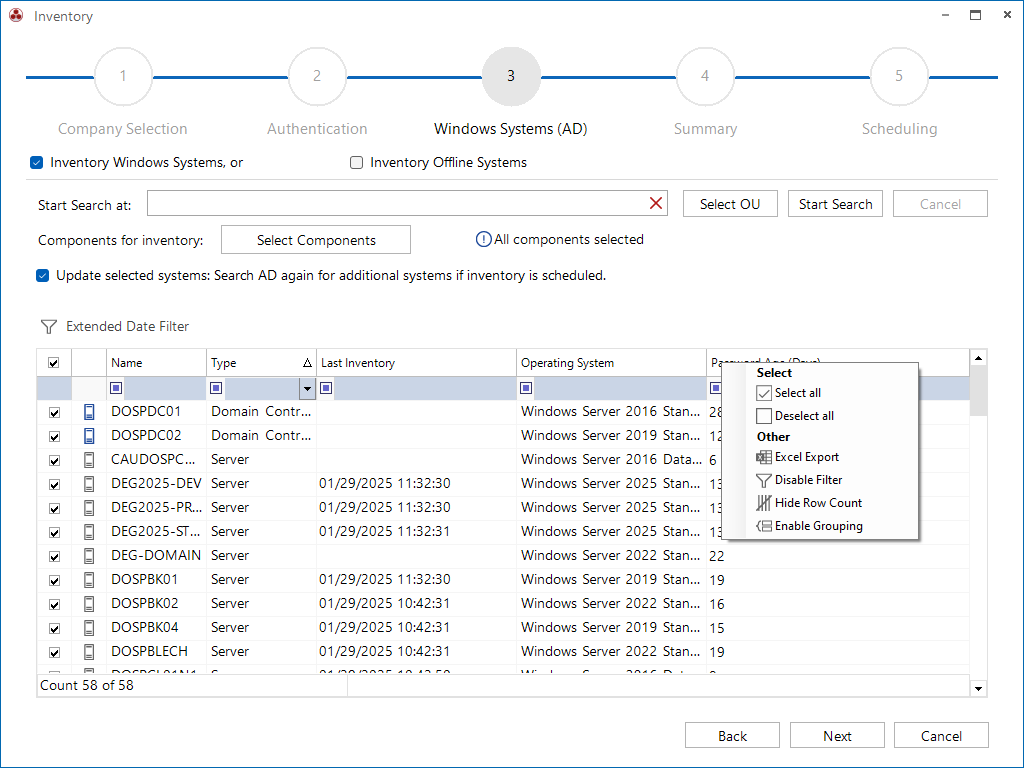 Docusnap Inventory Windows Systeme Docusnap Inventory Windows Systeme