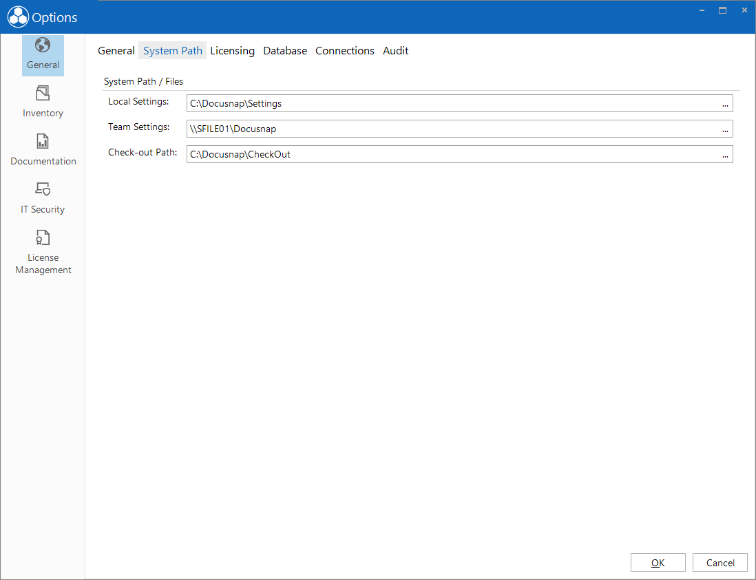 Docusnap-Tools-Options-System-Paths Docusnap-Tools-Options-System-Paths