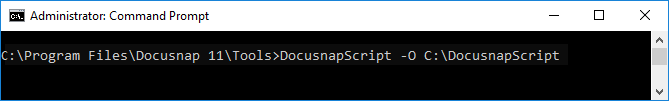 Docusnap-Script-Windows-Command-Line-O
