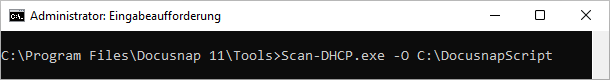 Docusnap-Skript-DHCP-Command-Line-Parameter-O