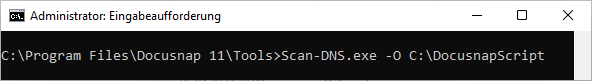 Docusnap-Skript-DNS-Command-Line-Parameter-O