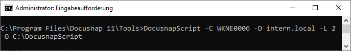 Docusnap-Skript-Windows-Command-Line-Parameter-C-D