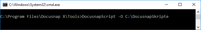 Docusnap-Skript-Windows-Command-Line-Parameter-O