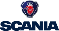 Scania Logo - internationaler Nutzfahrzeughersteller mit weltweiter IT-Infrastruktur