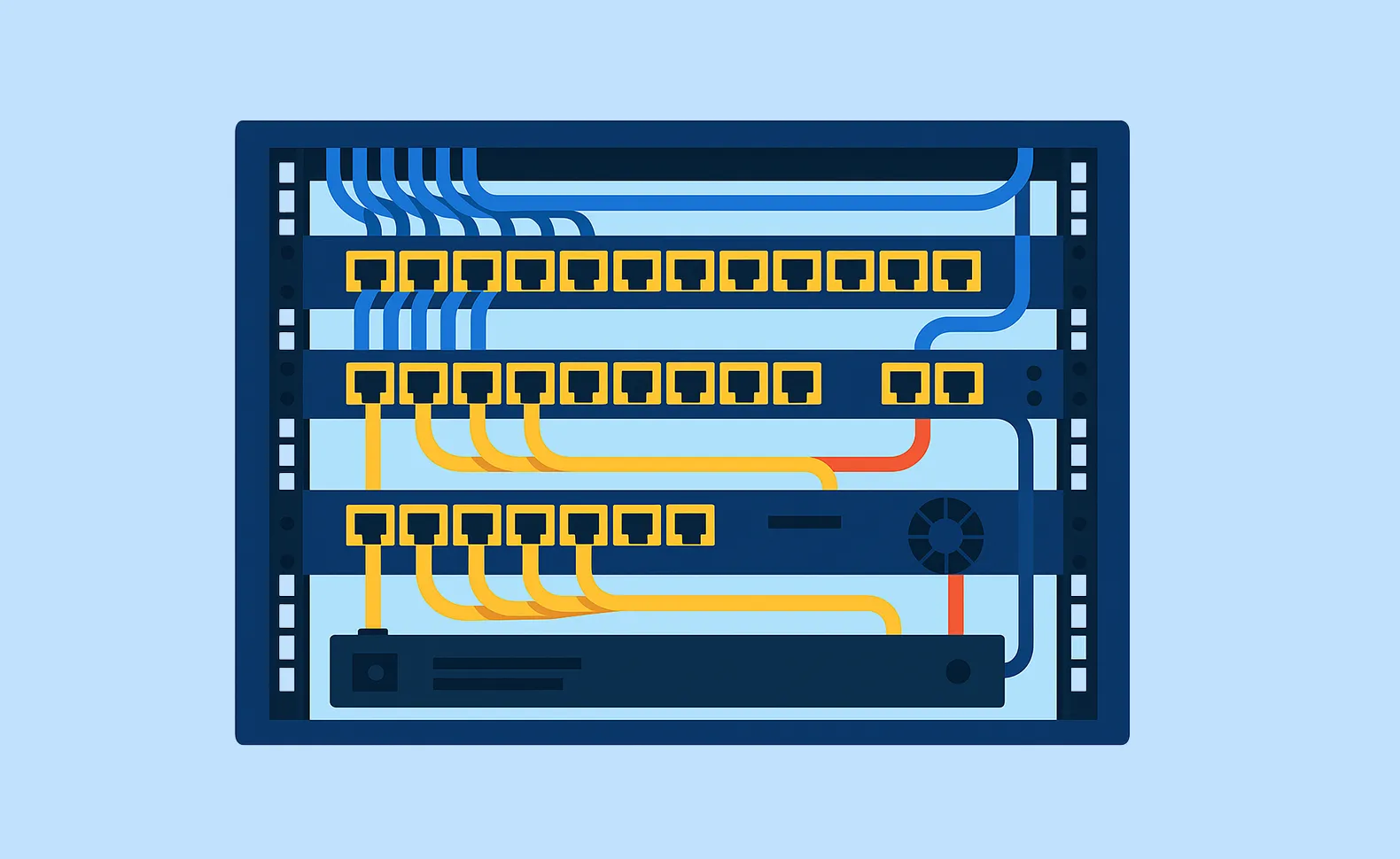 network rack cable management