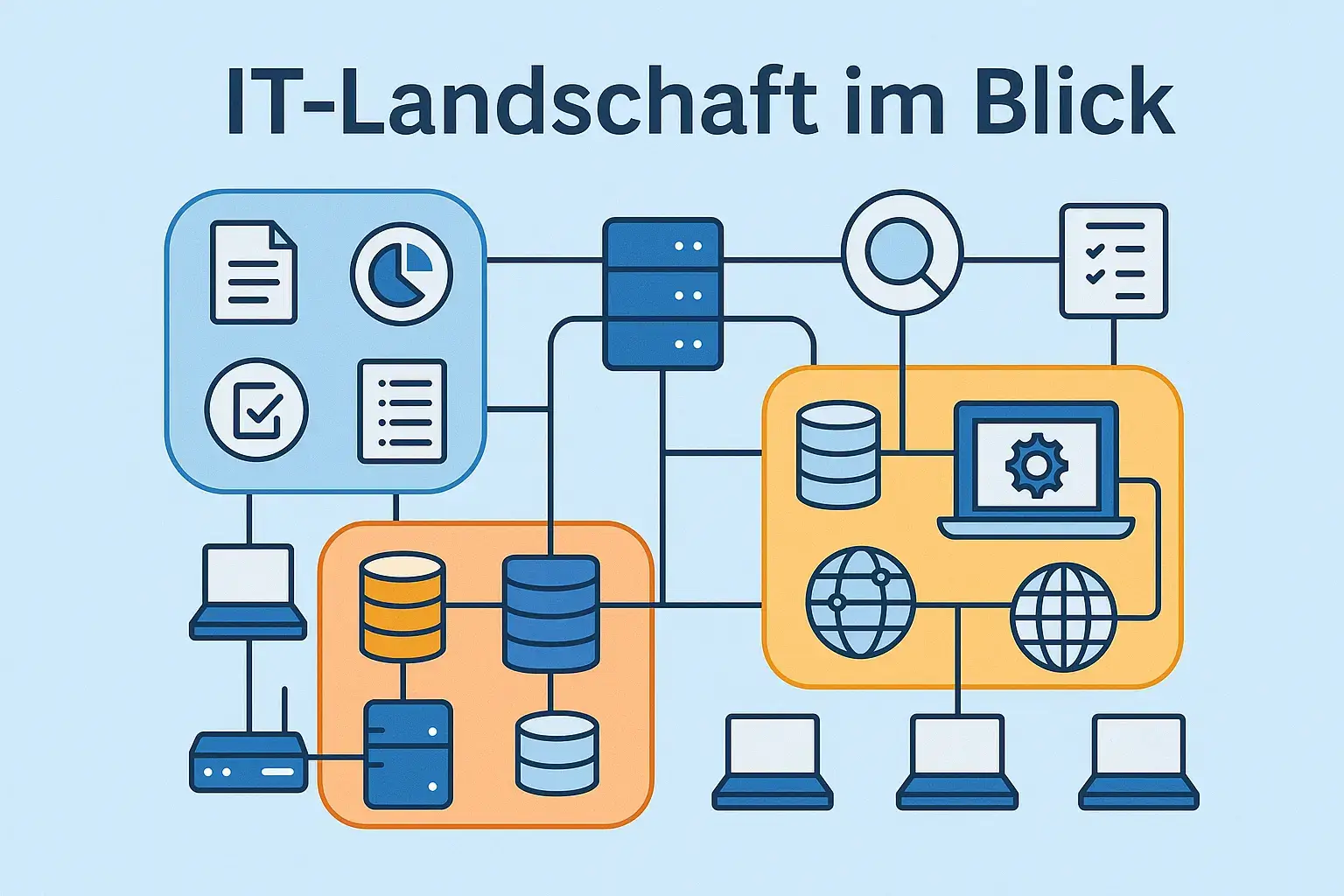 IT-Landschaft im Blick