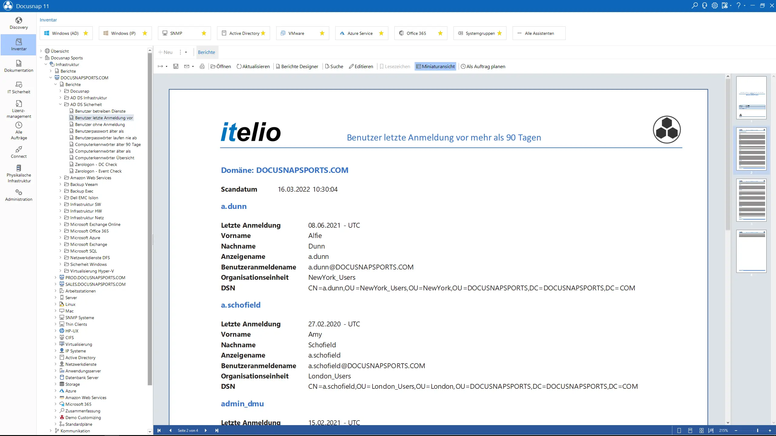 Auswertung verwaiste User-Accounts