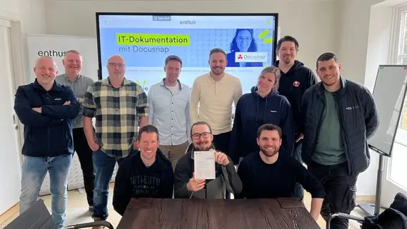 Das enthus Team – engagierte IT-Experten für Digitalisierung und innovative Lösungen.