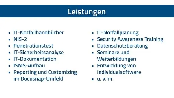 Die Kernleistungen von kelobit IT-Experts: IT-Sicherheit, Compliance und individuelle Beratung im Überblick.