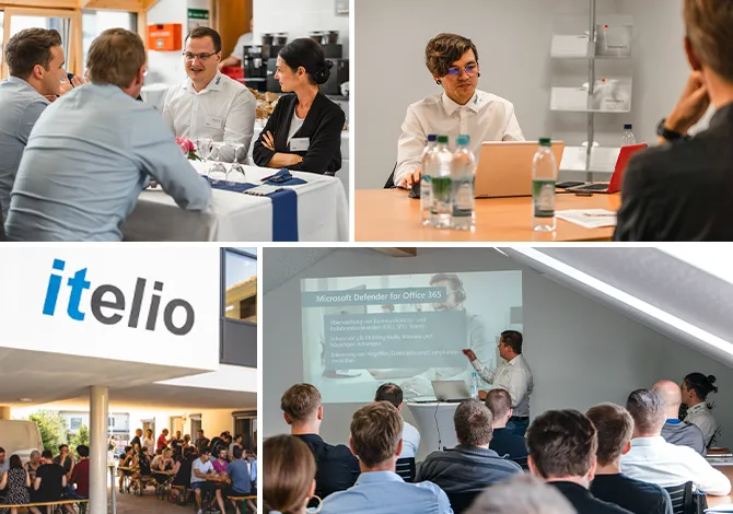 Consulting team of itelio GmbH in a project discussion