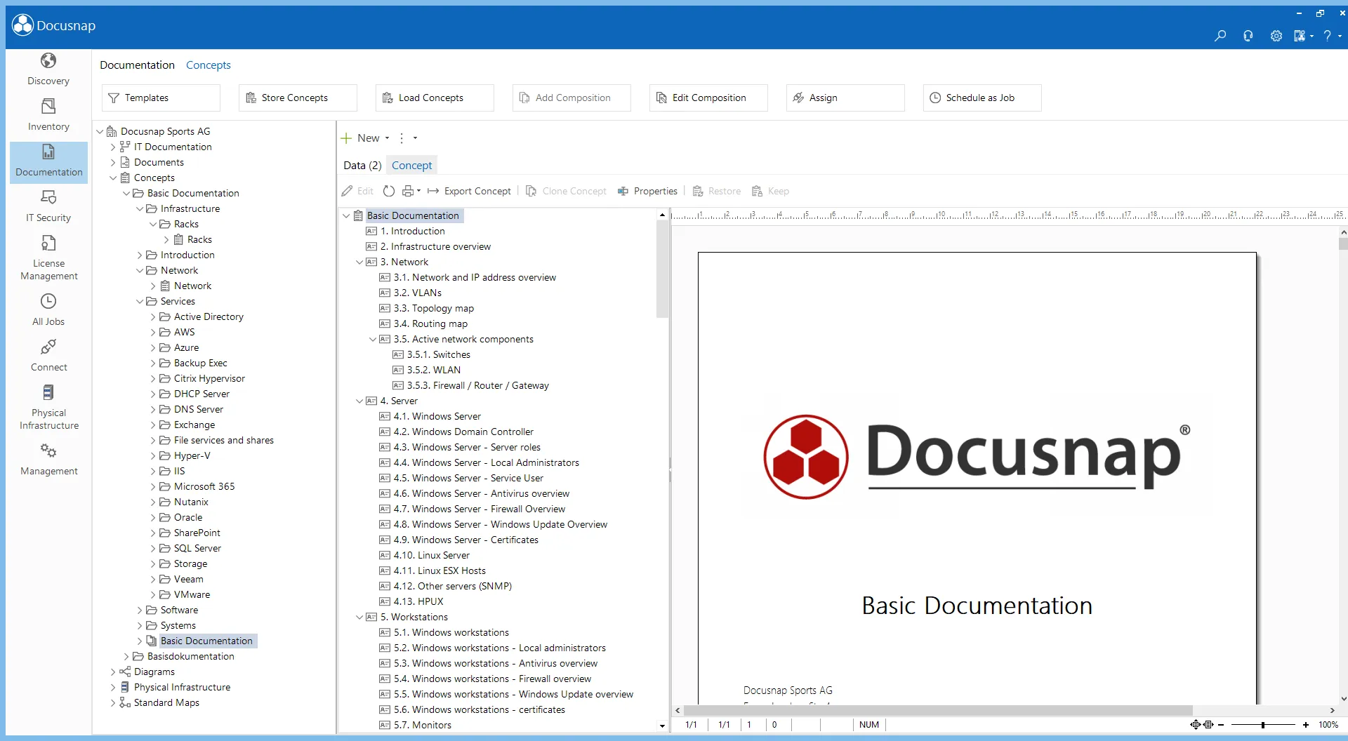 The relevant reports are added to the documentation in a compilation